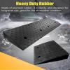 Entry Curb Ramp for Scooters/Car/Wheelchair, Portable Non-Slip Rubber Ramps for Doorways/Shed/Garage/Front Door view 4