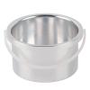 4.13 Inch Wax Pot Liner, Wax Warmer Replacement Tin, Aluminium Wax Warmer Liner for Hair Removal Waxer, Silver view 1