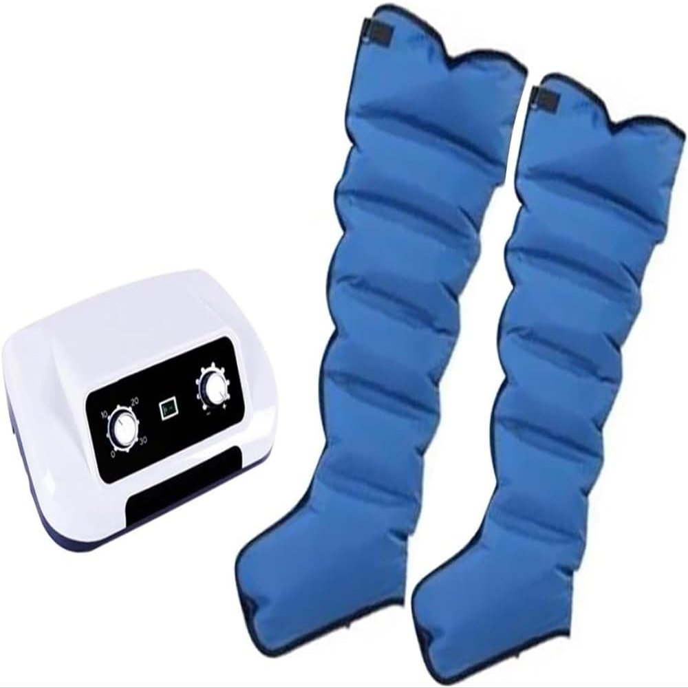6 Cavity Pressotherapy Air Compression Leg Foot Massager, Recovery Boots for Circulation Arm Leg Waist Pneumatic Arm Waist Wrap Pressure Machine (Color : 2 Legs)