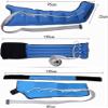 6 Cavity Pressotherapy Air Compression Leg Foot Massager, Recovery Boots for Circulation Arm Leg Waist Pneumatic Arm Waist Wrap Pressure Machine (Color : 2 Legs) view 4