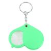 10X Magnifier Keychain Pocket Magnifier Folding 32mm Diameter for Reading Coins Hobby Travel (Green) view 1