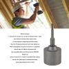 Forged Steel Grounding Rod Driver, Heavy Duty T Post Ground Rod Driver for Hammer Drill (65mm) view 2