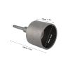 Forged Steel Grounding Rod Driver, Heavy Duty T Post Ground Rod Driver for Hammer Drill (65mm) view 4