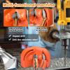 Electric Drill Bit Sharpener for All Bits Multipurpose Portable Drill Grinder Grinding Tool for Hardened Steel Carbide Twist Cobalt Orange view 2