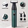 Body Hair Trimmer, Multifunction Armpit Wet and Dry Grooming 4 in 1 Electronic Trimmer for Women view 3