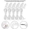 2PCS 1.2m Tens Ear Clip, 2.5mm Tens Machine Ear Clip, Electrode Wire Connecting Cable, Electrode Wire Lead Connecting Cable, TENS Massage Machine TENS Ear Clip for Digital Massage Machine view 2