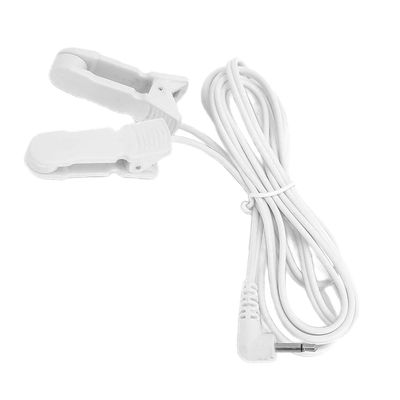 1.2m Tens Ear Clip, 2.5mm Tens Machine Ear Clip, Electrode Wire Connecting Cable, Electrode Wire Lead Connecting Cable, TENS Massage Machine TENS Ear Clip for Digital Massage Machine