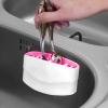 Cutlery Brush, Hand Cutlery Cleaner, Cutlery Cleaner Brush Bristle, Cutlery Cleaner Brush Fork Cleaner, Utensil Cleaner with Suction Cups Non Slip Edge Dish Brush view 4