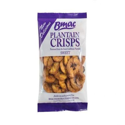 Bmac Plantain Chips 60g (Naturally Sweet Flavour) Pack of 24