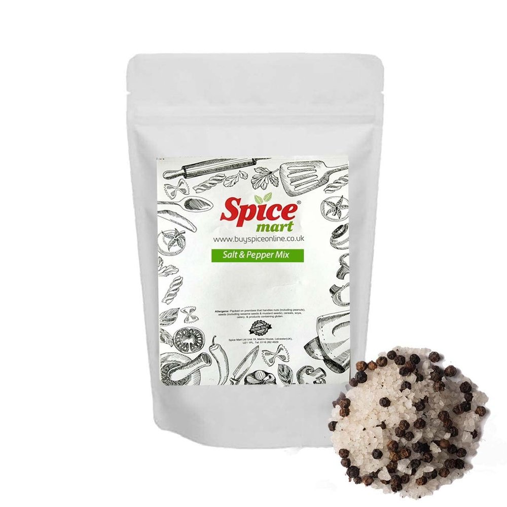 Salt & Pepper Mixed Whole A* Grade Premium Quality Free UK P&P (200g)