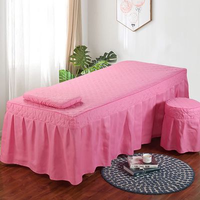 1 Piece Massage Table Linens, Massage Table Bed Sheet, Washable Bedspreads Bed Skirt, Bedskirt Spa Massage Bed Cover with Hole (Color : P, Size : 70x190cm) (J 80x190cm)