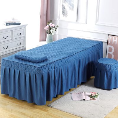 1 Piece Massage Table Linens, Massage Table Bed Sheet, Washable Bedspreads Bed Skirt, Bedskirt Spa Massage Bed Cover with Hole (Color : O, Size : 60x180cm) (C 80x190cm)