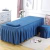 1 Piece Massage Table Linens, Massage Table Bed Sheet, Washable Bedspreads Bed Skirt, Bedskirt Spa Massage Bed Cover with Hole (Color : O, Size : 60x180cm) (C 80x190cm) view 1