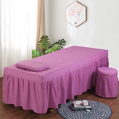 1 Piece Massage Table Linens, Massage Table Bed Sheet, Washable Bedspreads Bed Skirt, Bedskirt Spa Massage Bed Cover with Hole (Color : O, Size : 60x180cm) (P 80x190cm)