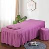 1 Piece Massage Table Linens, Massage Table Bed Sheet, Washable Bedspreads Bed Skirt, Bedskirt Spa Massage Bed Cover with Hole (Color : O, Size : 60x180cm) (P 80x190cm) view 1