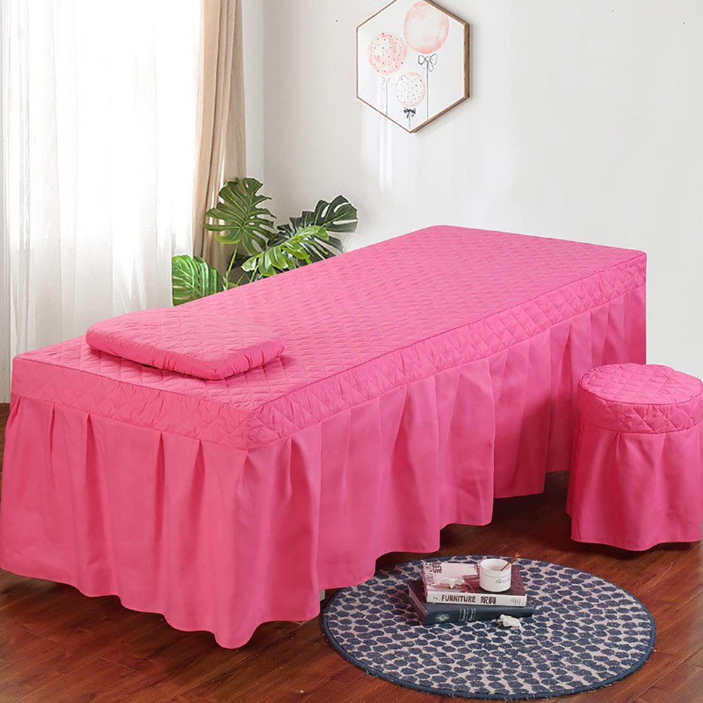 1 Piece Massage Table Linens, Massage Table Bed Sheet, Washable Bedspreads Bed Skirt, Bedskirt Spa Massage Bed Cover with Hole (Color : O, Size : 60x180cm) (I 60x180cm)