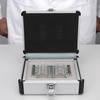 Optical Lens Optometry Rim Case, 22 Pcs Ophthalmic Trial Lenses with Optical Progressive Lens Professional Eye with Aluminum Storage Case for Protection Acces Optometry Lens Set 21 * 17 * 8CM A view 2