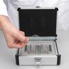 Optical Lens Optometry Rim Case, 22 Pcs Ophthalmic Trial Lenses with Optical Progressive Lens Professional Eye with Aluminum Storage Case for Protection Acces Optometry Lens Set 21 * 17 * 8CM A view 4