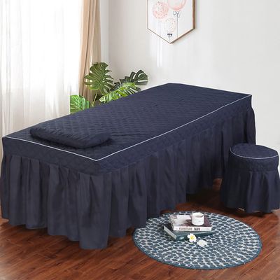 1 Piece Massage Table Linens, Massage Table Bed Sheet, Washable Bedspreads Bed Skirt, Bedskirt Spa Massage Bed Cover with Hole (Color : O, Size : 60x180cm) (B 70x185cm)