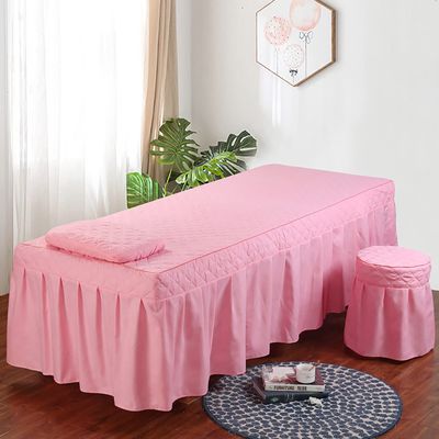 1 Piece Massage Table Linens, Massage Table Bed Sheet, Washable Bedspreads Bed Skirt, Bedskirt Spa Massage Bed Cover with Hole (Color : O, Size : 60x180cm) (K 70x185cm)