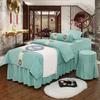 4-Piece Professional Massage Linens Microfiber Massage Table Sheet Set,Solid Color Massage Table Skirt (190x70cm(75x28inch) Green) (190x70cm(75x28inch) Dark Blue) (190x70cm(75x28inch) Light Green) view 1