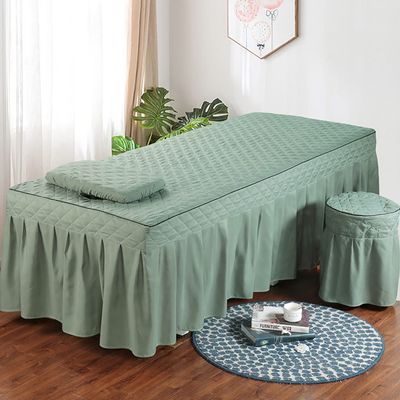 1 Piece Massage Table Linens, Massage Table Bed Sheet, Washable Bedspreads Bed Skirt, Bedskirt Spa Massage Bed Cover with Hole (Color : P, Size : 70x190cm) (F 70x185cm)