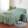 1 Piece Massage Table Linens, Massage Table Bed Sheet, Washable Bedspreads Bed Skirt, Bedskirt Spa Massage Bed Cover with Hole (Color : P, Size : 70x190cm) (F 70x185cm) view 1