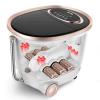 PLABNK Fully Automatic Constant Temperature Heating Massage Foot Basin, Multifunction Foot Massage Bucket,Motorized Rollers, Shiatsu Massage, Red Light, Timer, LED Display view 1