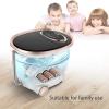 PLABNK Fully Automatic Constant Temperature Heating Massage Foot Basin, Multifunction Foot Massage Bucket,Motorized Rollers, Shiatsu Massage, Red Light, Timer, LED Display view 2