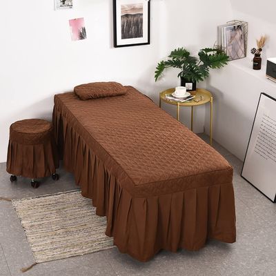 1 Piece Massage Table Linens, Massage Table Bed Sheet, Washable Bedspreads Bed Skirt, Bedskirt Spa Massage Bed Cover with Hole (Color : O, Size : 60x180cm) (R 60x180cm)