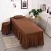 1 Piece Massage Table Linens, Massage Table Bed Sheet, Washable Bedspreads Bed Skirt, Bedskirt Spa Massage Bed Cover with Hole (Color : O, Size : 60x180cm) (R 60x180cm) view 1