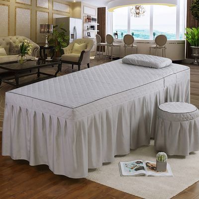 1 Piece Massage Table Linens, Massage Table Bed Sheet, Washable Bedspreads Bed Skirt, Bedskirt Spa Massage Bed Cover with Hole (Color : O, Size : 60x180cm) (A 70x185cm)