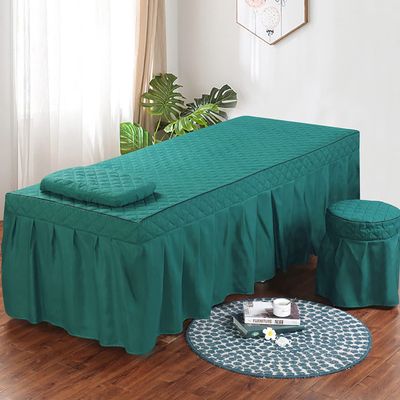 1 Piece Massage Table Linens, Massage Table Bed Sheet, Washable Bedspreads Bed Skirt, Bedskirt Spa Massage Bed Cover with Hole (Color : P, Size : 70x190cm) (H 80x190cm)