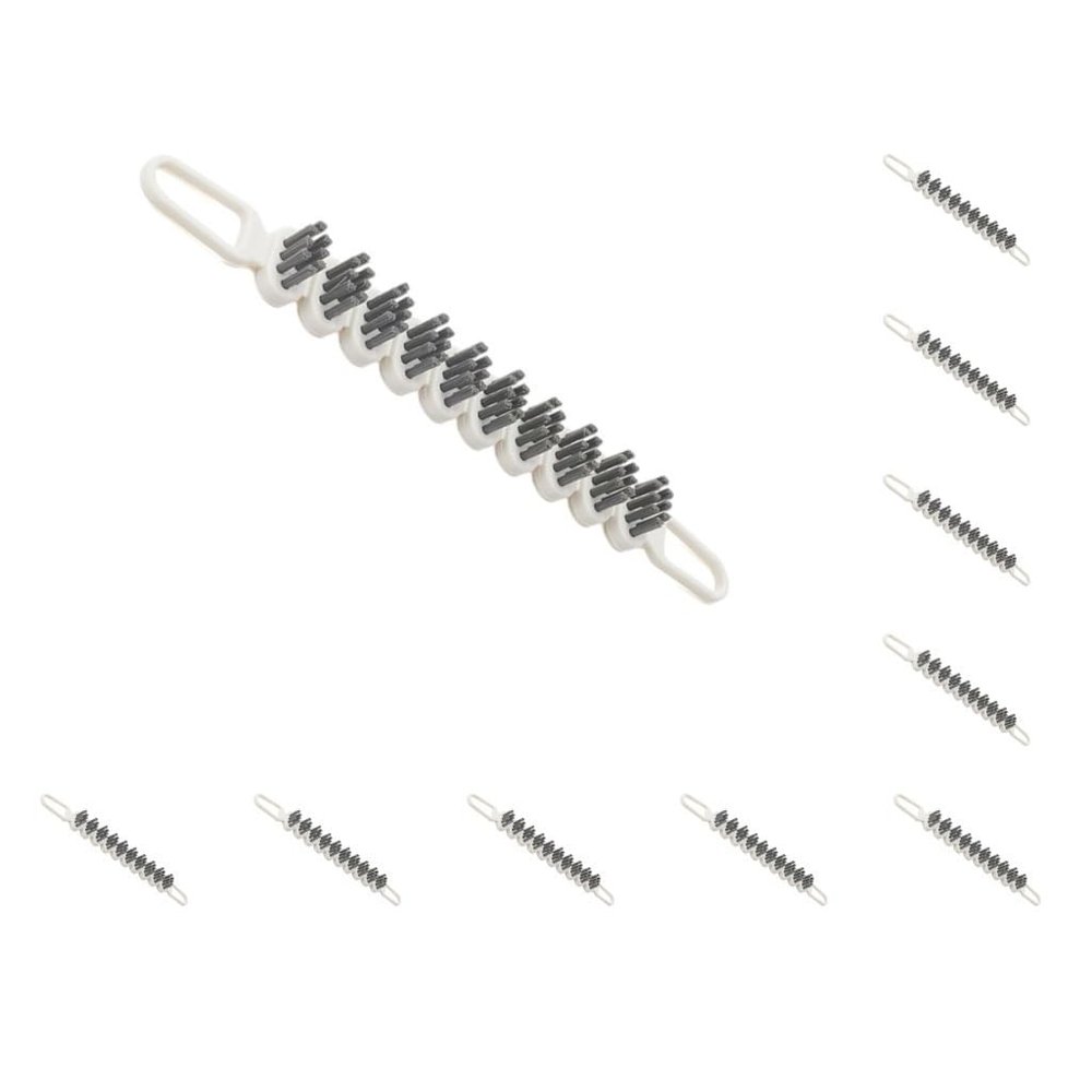 10 set of Flexible Crevice Brush for Kitchen Sinks Bendable Stoves Countertop Scrubber