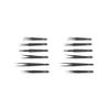 2 Set 6 Pieces Precision Tweezers Set Nail Decor Tweezers Precision Tweezers Set Blunt view 1