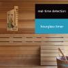 For Creative Design Thermometer Wooden Thermometer Pine Wood Thermometer Measuring Range 0-140  Sauna Measuring Instrum Hourglass Sand Timer Set Hourglass Sand Timer Decorative For Sauna Room view 3