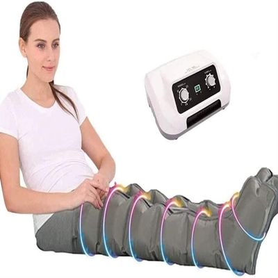 XINGLUOY Air Circulation Pump Leg Wraps Foot Ankles Compression Socks Detoxification Machine, Electric Air Compression Body Massager, Pain Relief, Rehabilitation Physiotherapy (Color : 6cavity)
