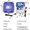 XINGLUOY Electric Air Compression Leg Massager Leg Wraps Foot Ankles Calf Massage Machine, Full Body Massager Electric Pressotherapy Healthcare Rehabilitation Physiotherapy (Color : 2 Legs) view 2