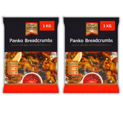 2x1kg Panko Japanese Breadcrumbs Catering Size - All Natural Ingredients