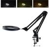 10X LED Desktop Magnifying Lamp with Adjustable Arm, Clip, Brightness Adjustable 3 Colors, for Reading Books, Sewing, Observing Tiny Parts (Black) view 3