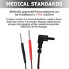 4Pack Lead Wires for TENS, Flexible 2.35mm Electrode Cables with 2mm Pin Connectors Compatible with TENS Electronic Therapy Machines view 3