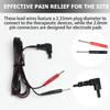 4Pack Lead Wires for TENS, Flexible 2.35mm Electrode Cables with 2mm Pin Connectors Compatible with TENS Electronic Therapy Machines view 4