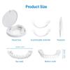 Temporary Dentures Silicone 2 Pairs Instant Veneers Dentures, False Teeth Set Smile Veneers Teeth Top and Bottom, Teeth Covers Whitening Artificial for Men and Women view 3