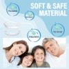 2 Pairs Cosmetic Veneers Teeth Temporary Dental Artificial Whitening Teeth Dentures No Holes Simulation False Teeth Set Upper and Lower for Man and Women Perfect Smile view 4
