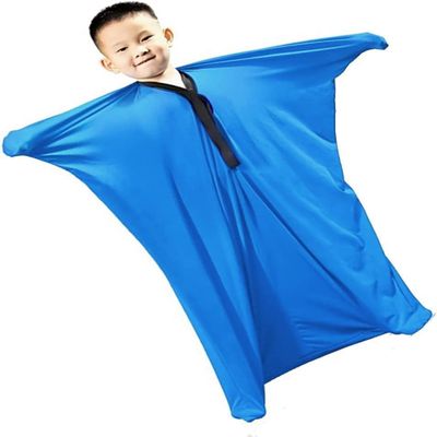 Sensory Body Socks Sensory Compression Blanket Children Adults Aids for Autism SPD Fears Lack of Concentration (Color : Himmelblau, Size : XL)