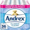 Andrex Classic Clean Toilet Rolls - 36 Toilet Roll Pack and Kleenex Balsam Facial Tissues - Pack of 12 Tissue Boxes view 3