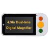 Digital Magnifier Portable Video Magnifier Reading Aid for Low Vision with 4.3 Inch Monitor - Electronic Reading Aid for Visually Impaired - Easy to Use Handheld Magnifying Device view 1