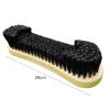 fxwtich Billiards Equipment Cleaner Pool Table Brush Cleaning Nylon Bristle with Smooth Wood Handle Surface Tool for Maintenance Dust Dirt C view 3
