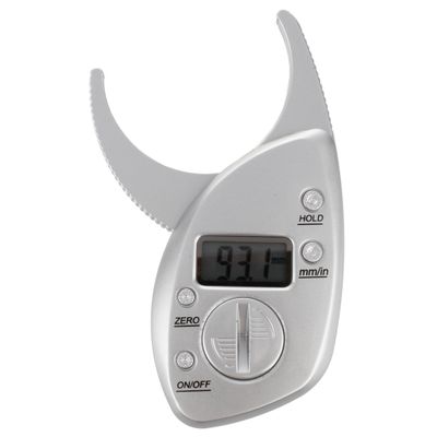 iFutniew Digital LCD Body Fat Caliper Skin Fold Thickness Health Fitness Weight Gender