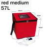 PLABNK Dough Proofer Machine Heat (43L/ 57L/ 75L), Temperature Controlled, Removable Middle Layer Tube+ Water-resistant Interior, Foldable/easy to Clean, for Making Yogurt/Dishes,57L view 2